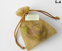 Saquinho com bolbo de flor